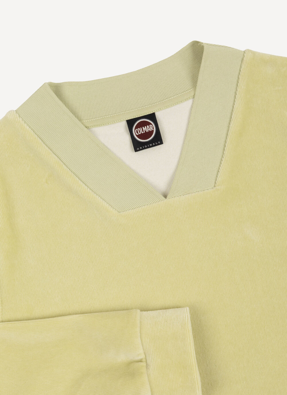 Felpa casual in velluto image number 6