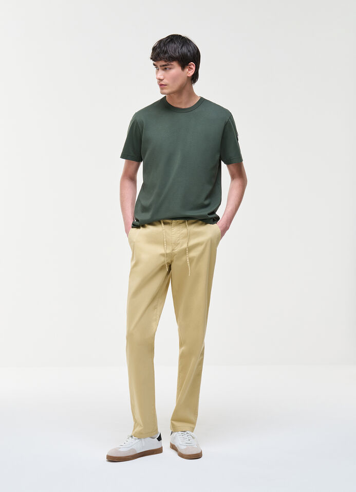 T-shirt logata in cotone