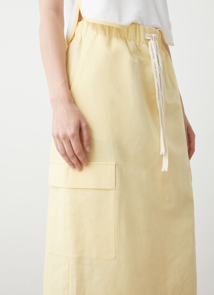Linen cargo skirt image number 2