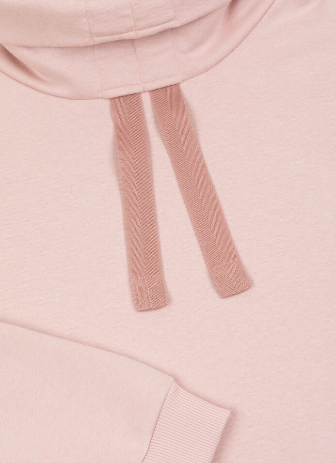 High-neck sweatshirt with side slits image number 5