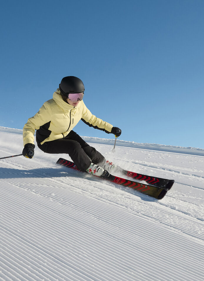 Shaping padded ski jacket image number 0