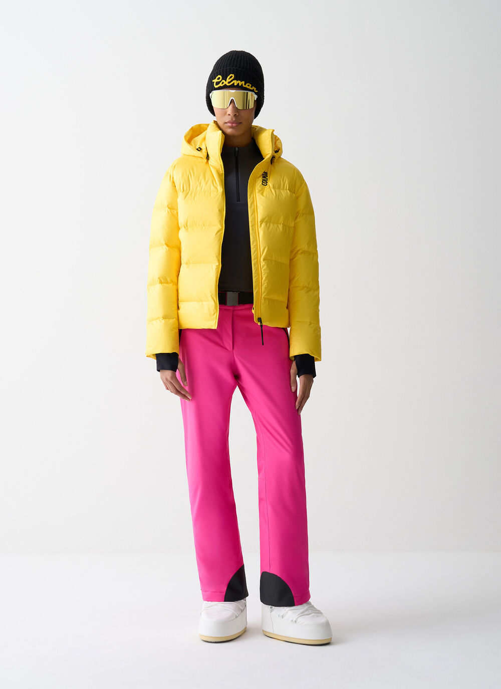 Puffy padded ski jacket image number 0