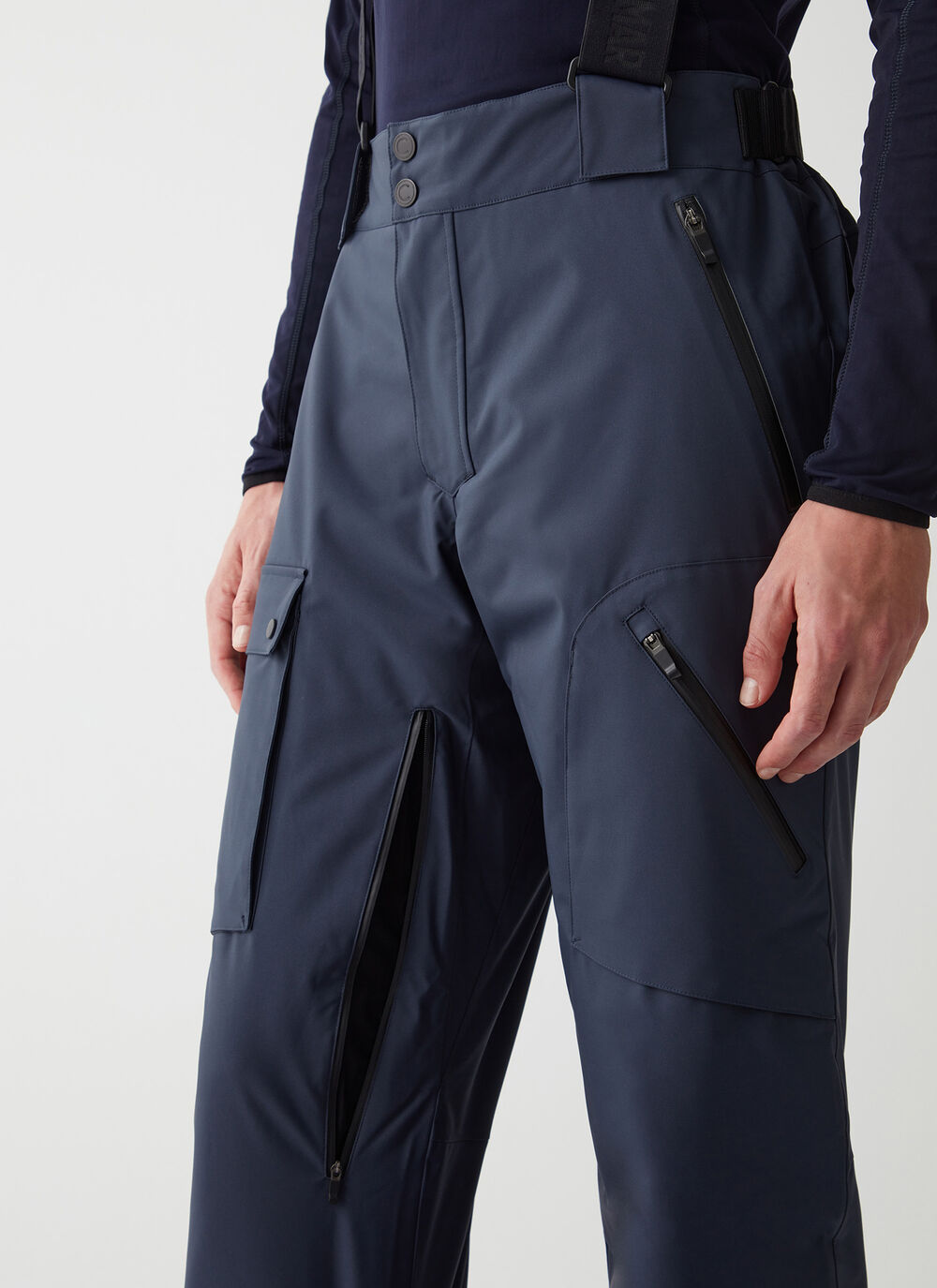 Padded cargo-style salopettes image number 1