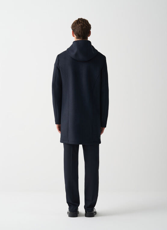 Cappotto con cappuccio
