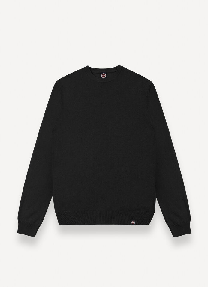 Pullover in maglia rasata misto cashmere image number 3