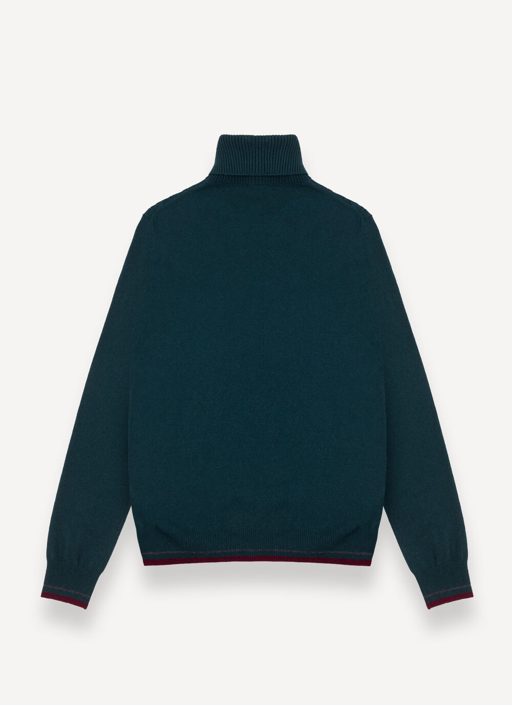 Wool cable-knit polo-neck image number 4