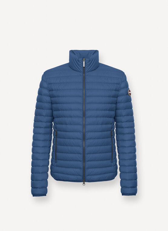 Piumino sportivo con colletto imbottito