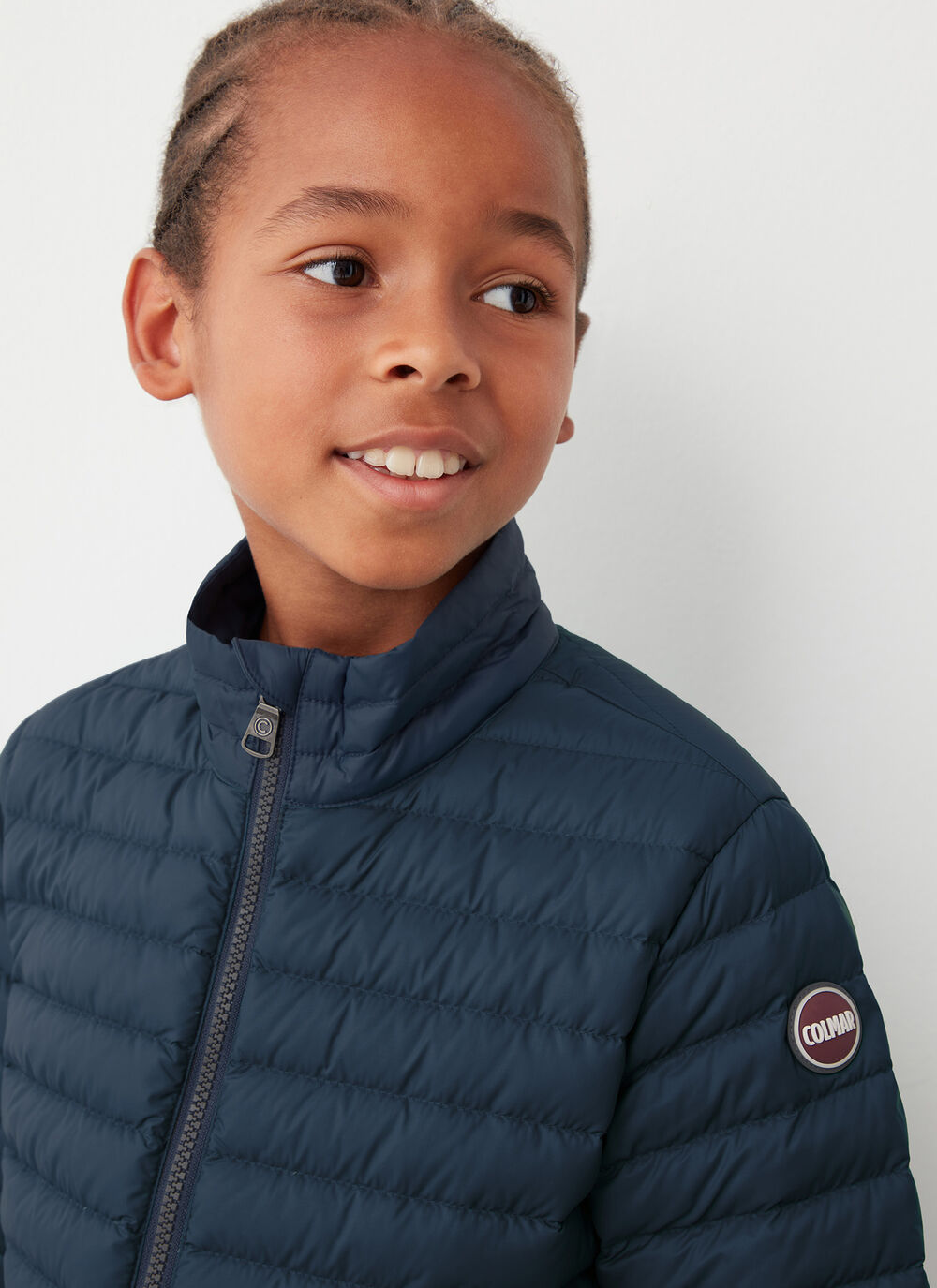 Sporty down jacket with padded collar image number 2