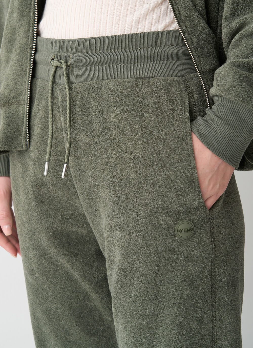Boucl&eacute; tracksuit bottoms image number 2