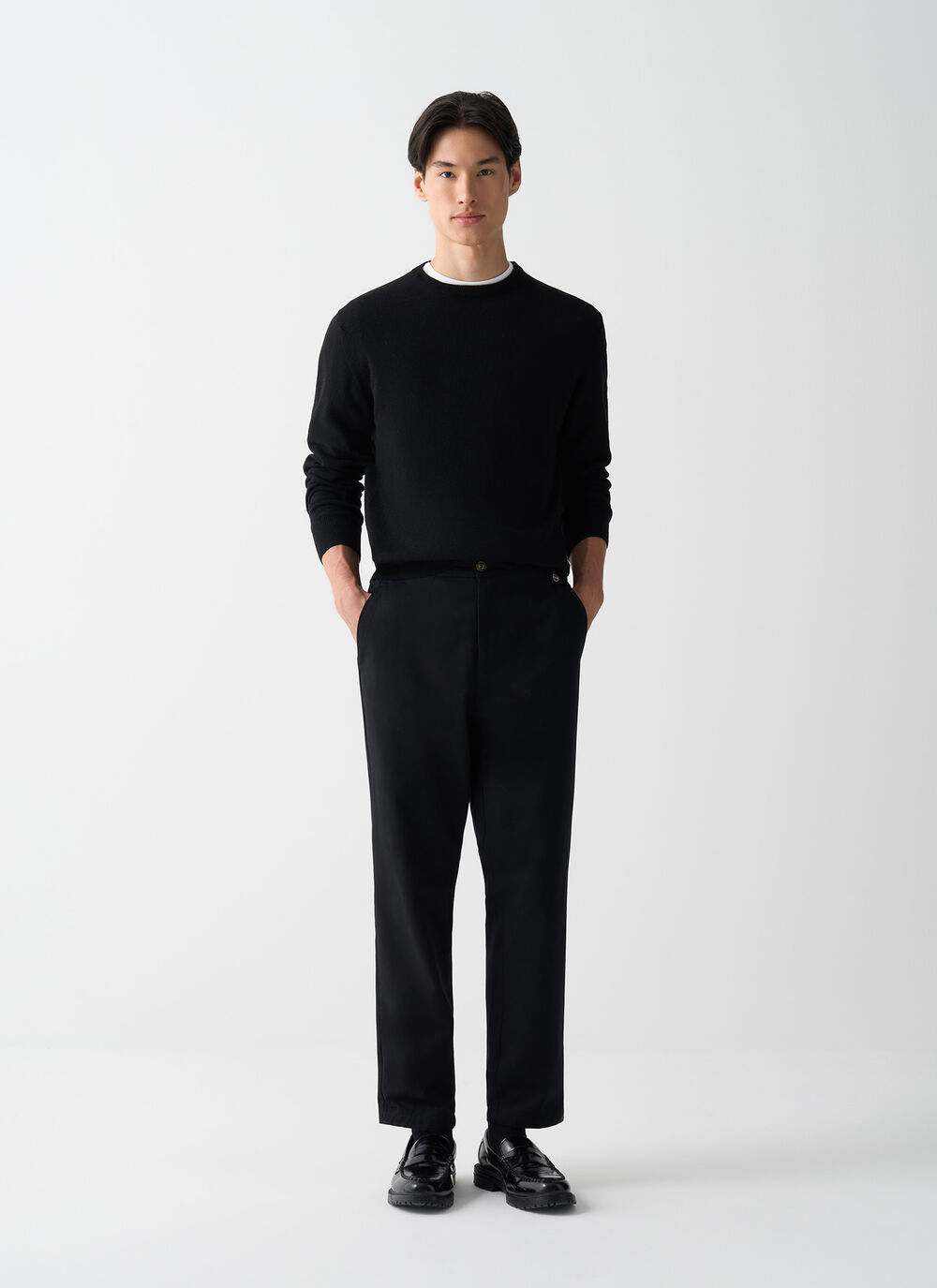 Fine-knit pullover image number 1