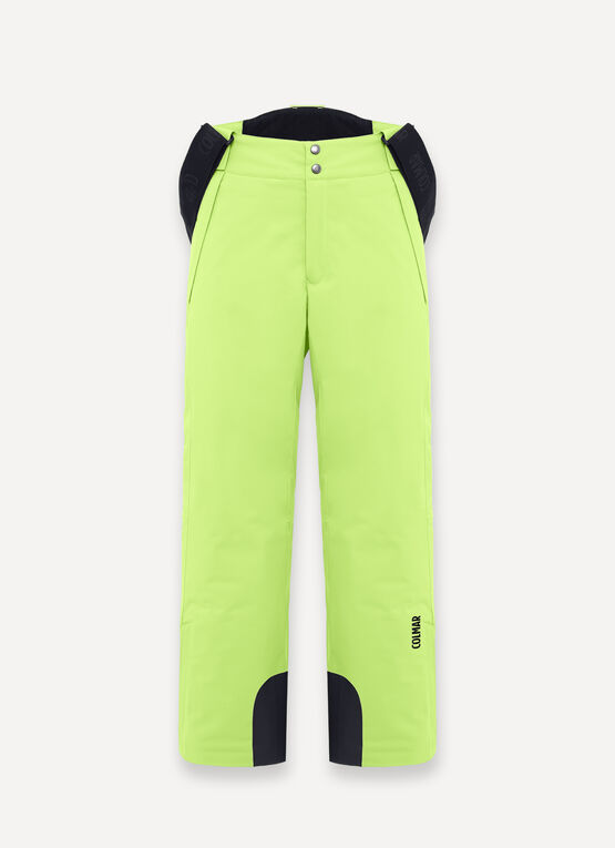 Padded 4Way fabric ski salopettes
