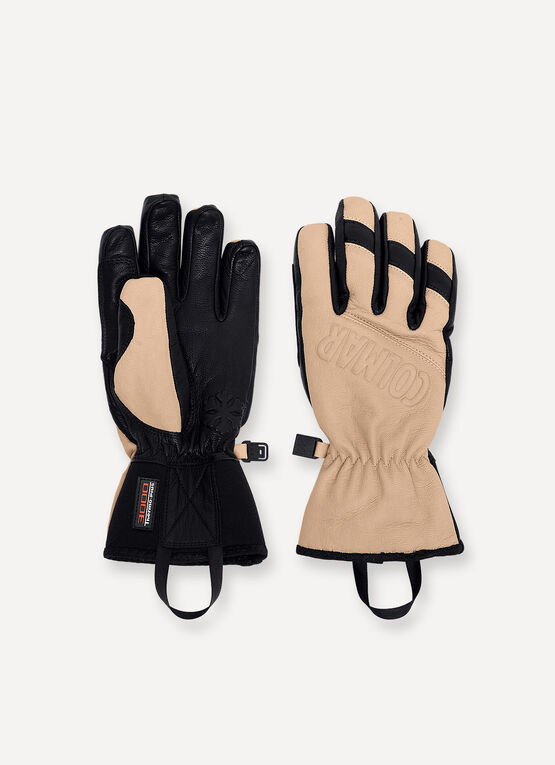 Guantes de esquí de piel