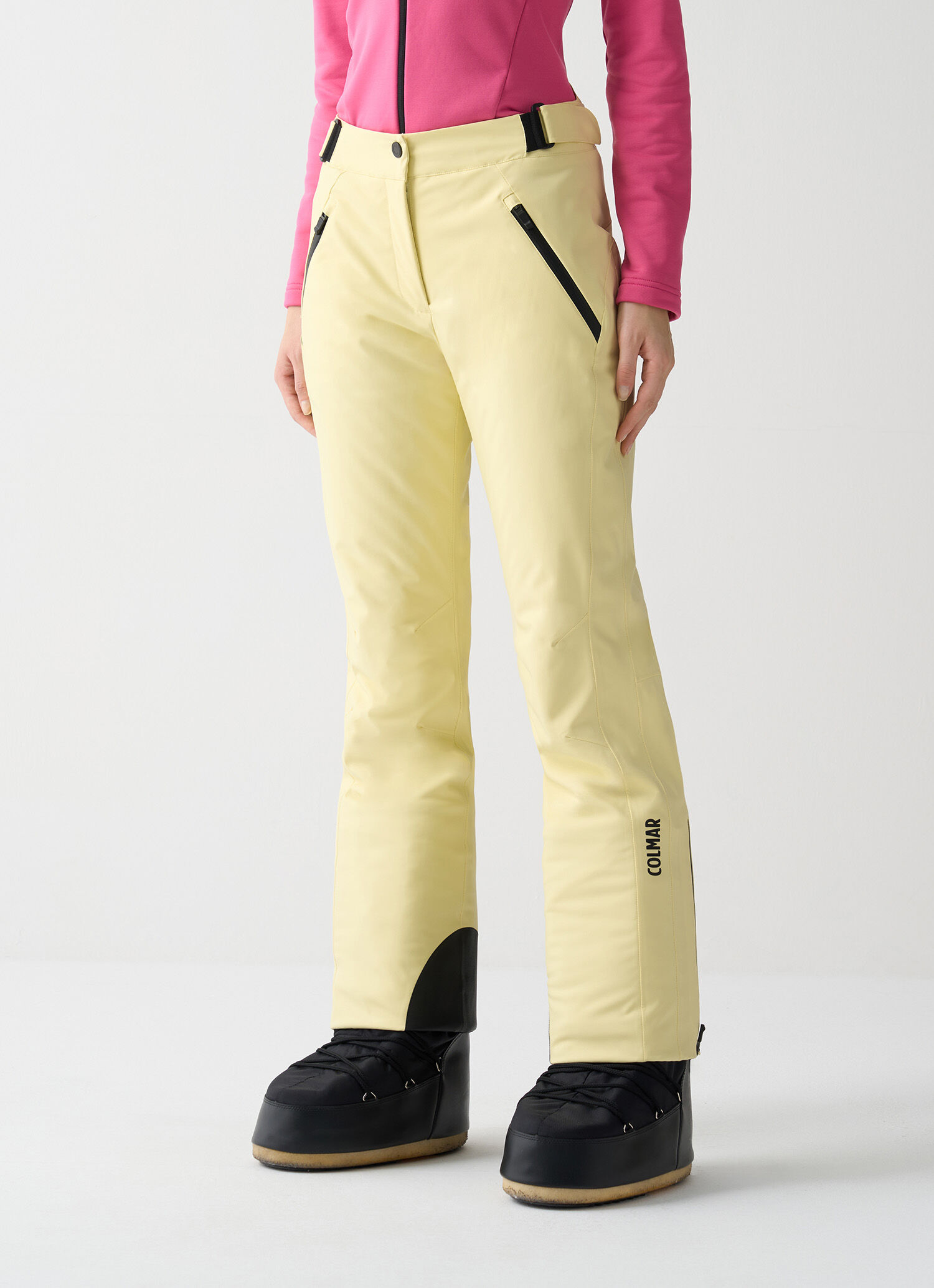 パンツ COLMAR Woman Pants Yellow Cream 06004ZA 704 Colmar women's ski trousers - Colmar
