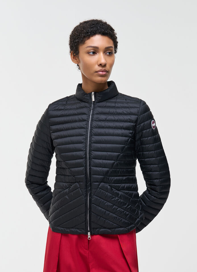 Leichte Daunenjacke mit ausgestelltem Saum