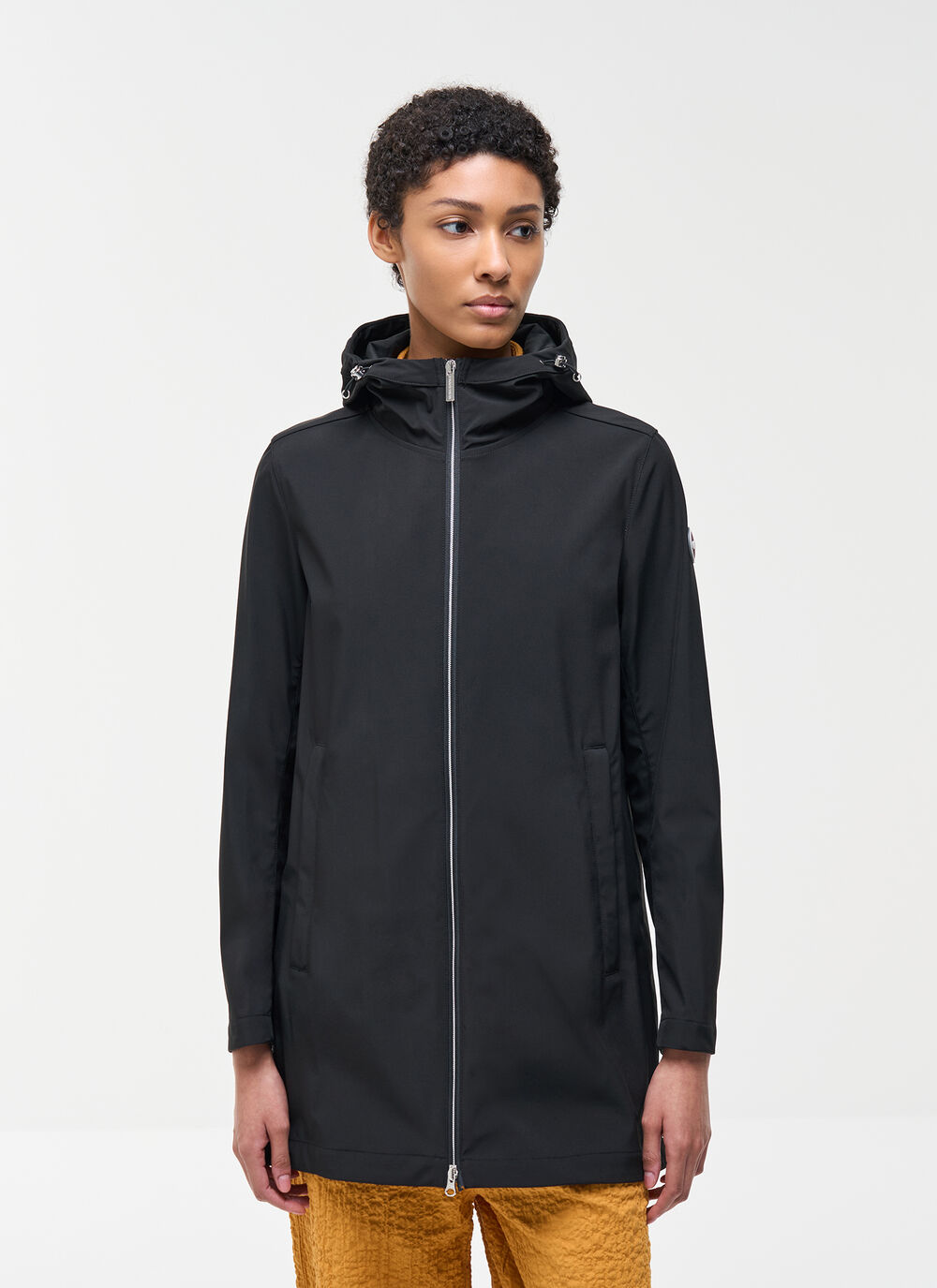 Long waterproof jacket image number 1