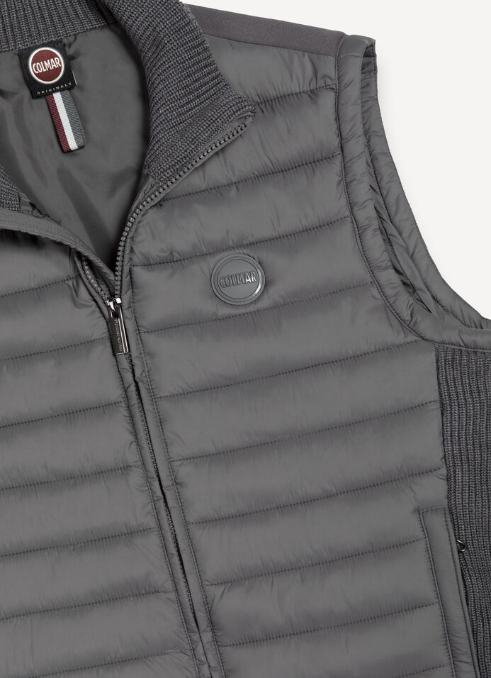 Vest with rib-knit inserts  image number 6