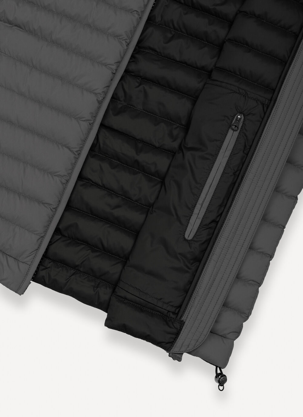 Light down vest with drawstring  image number 6