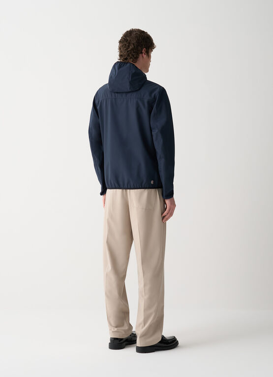 Softshell hooded jacket