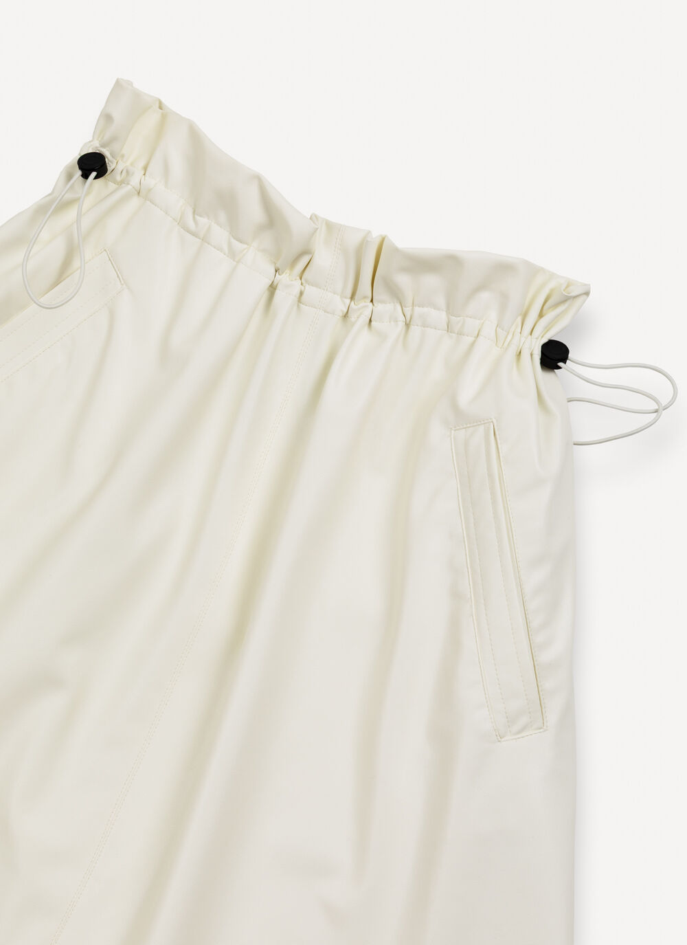 Jupe midi en similicuir image number 6