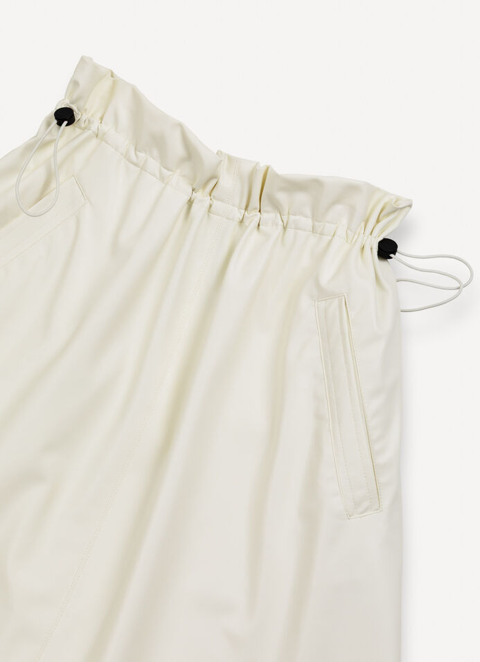 Faux leather midi skirt image number 6