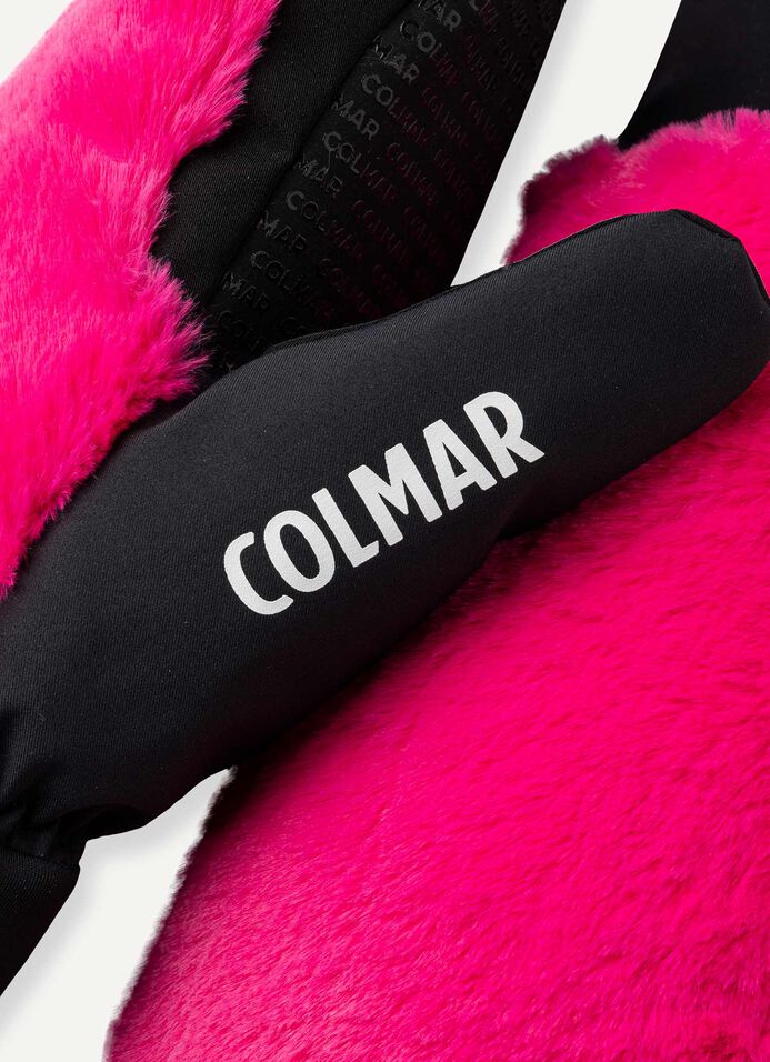 Women’s plush ski mittens image number 2