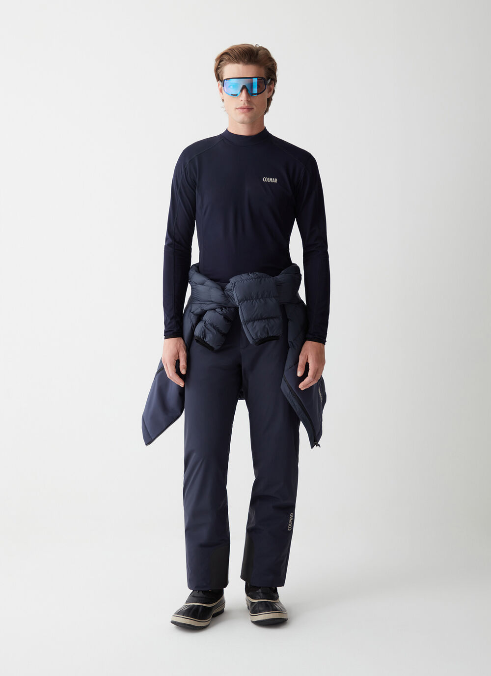 Thermal stretch ski turtleneck image number 2
