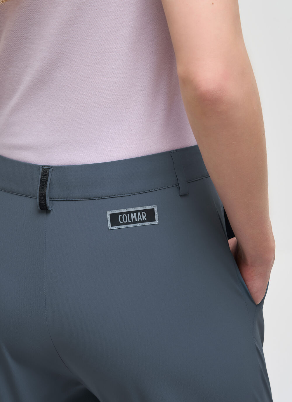 Bi-stretch fabric trousers image number 2