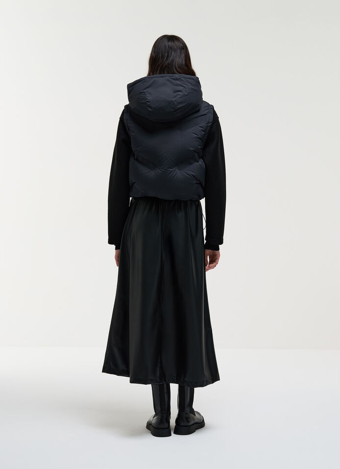 Gilet opaco dal design diagonale  image number 3