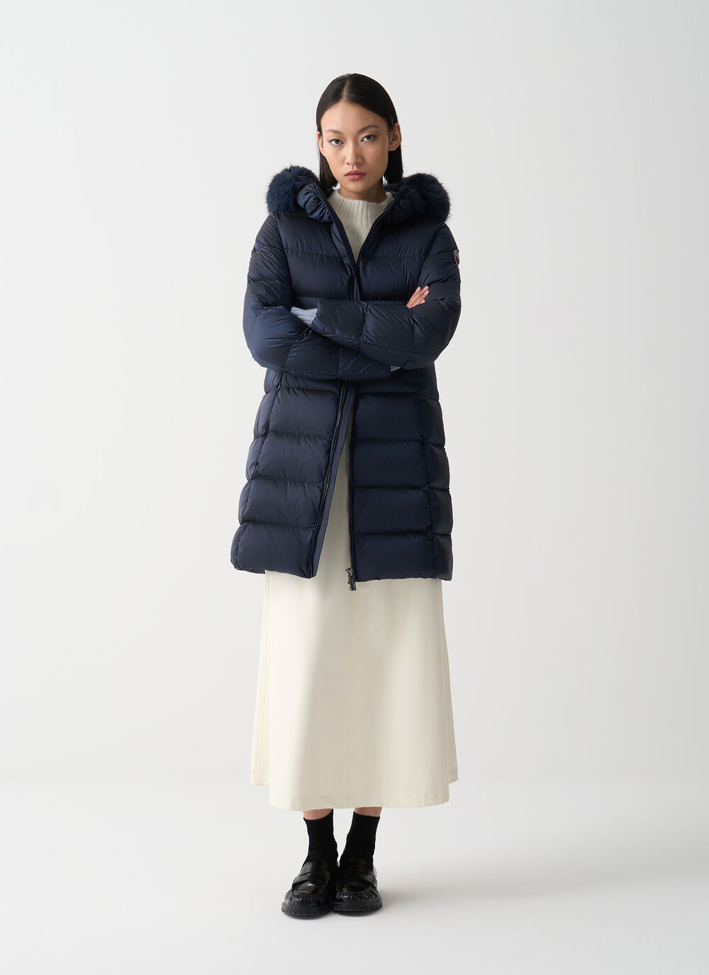 Daunenmantel mit Kunstpelz image number 0