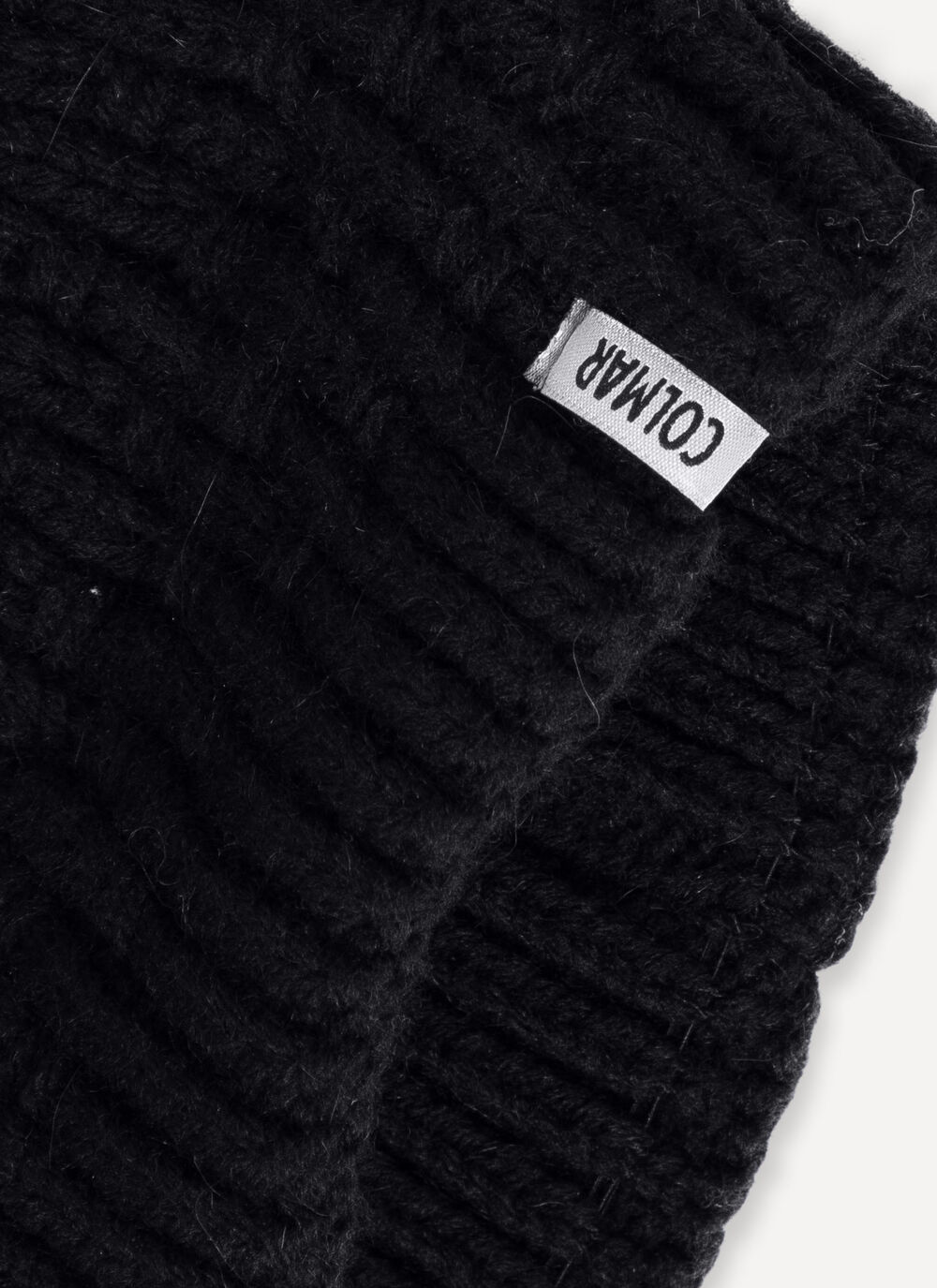 Gorro con pomp&oacute;n de punto para mujer image number 3