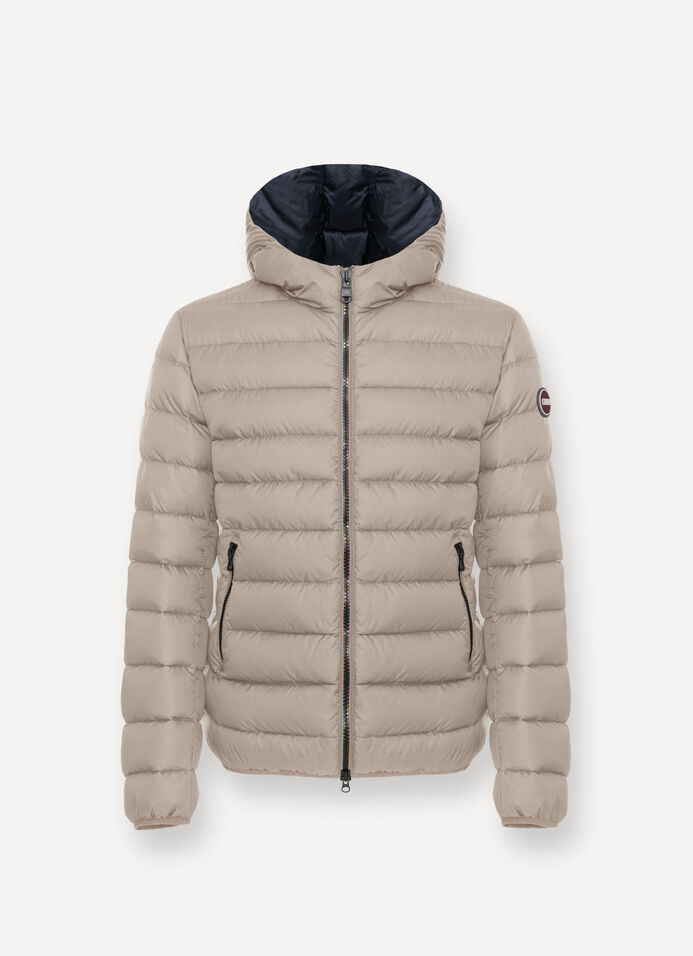 Sporty down jacket with fixed hood image number 4