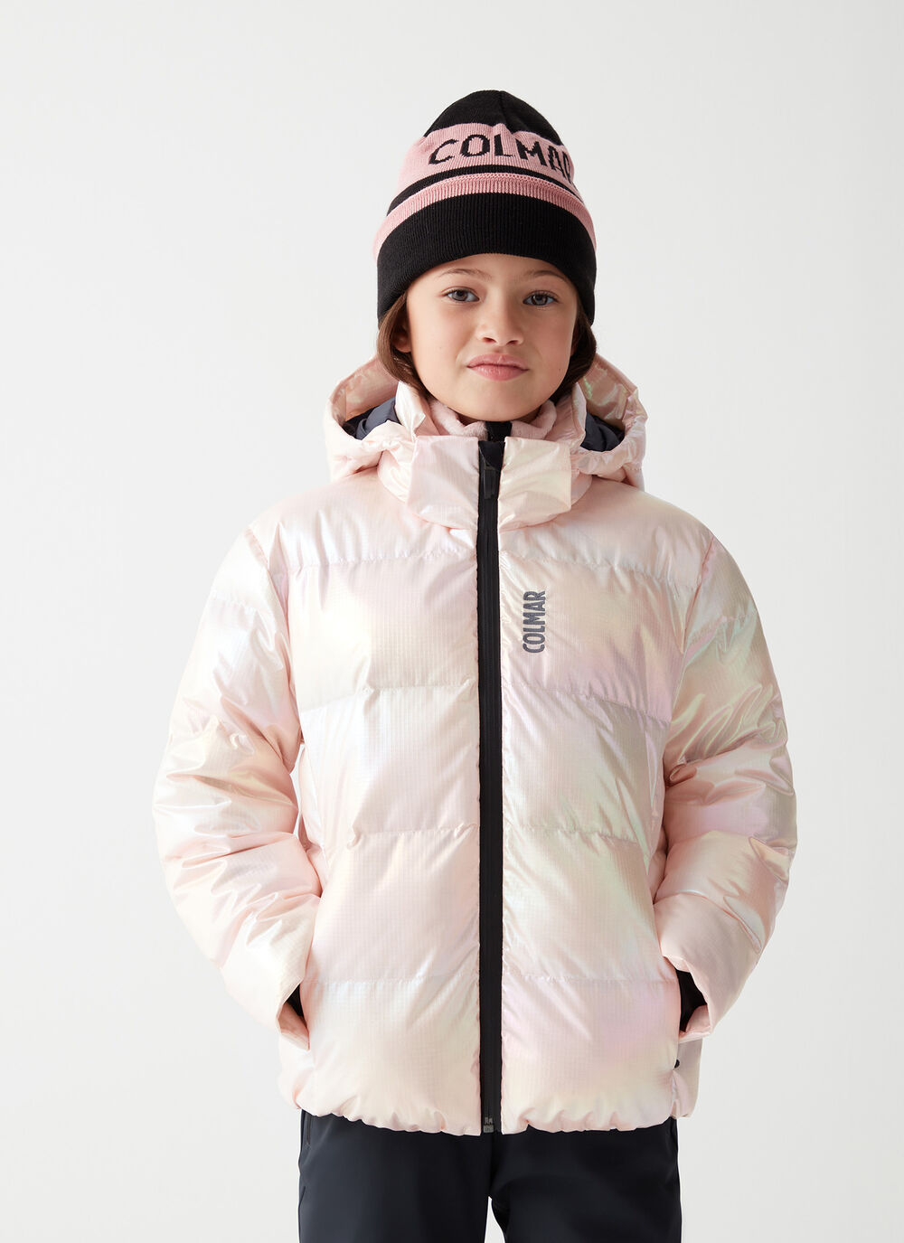 Giacca da sci bambina puffy perlata image number 1
