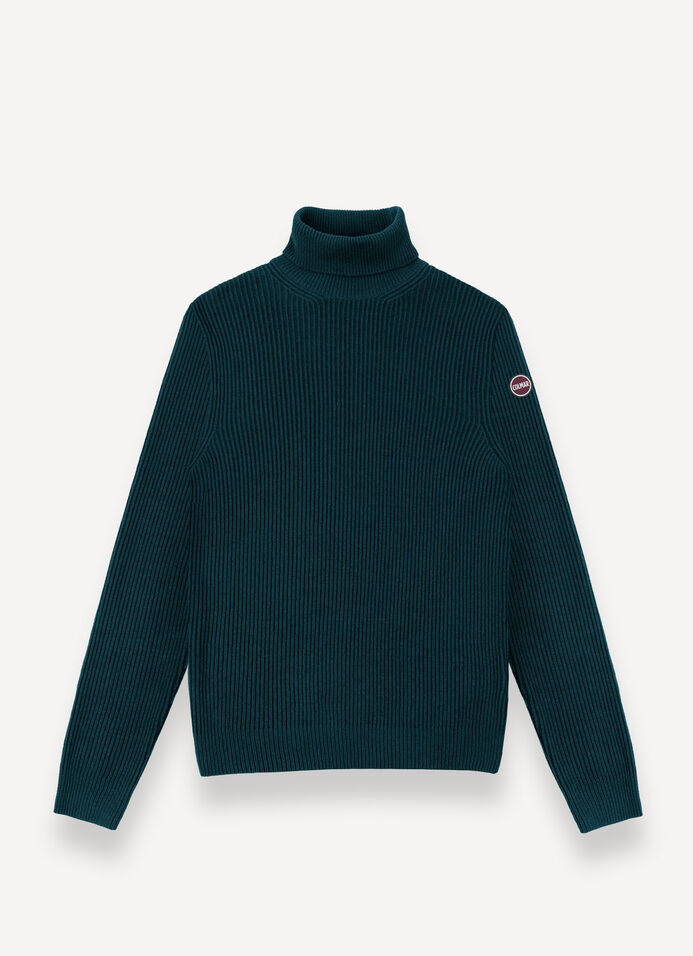 Fisherman’s rib-knit polo-neck pullover image number 3