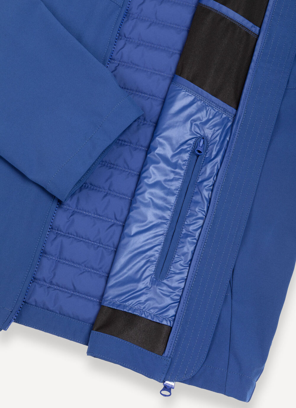 Wattierte Jacke aus zwei Materialien image number 6