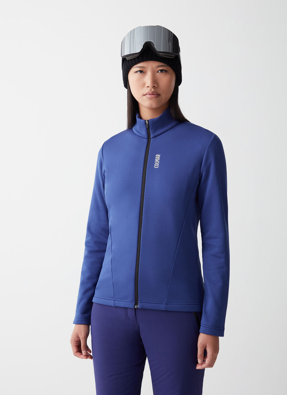 Full-zip stretch ski fleece image number 1