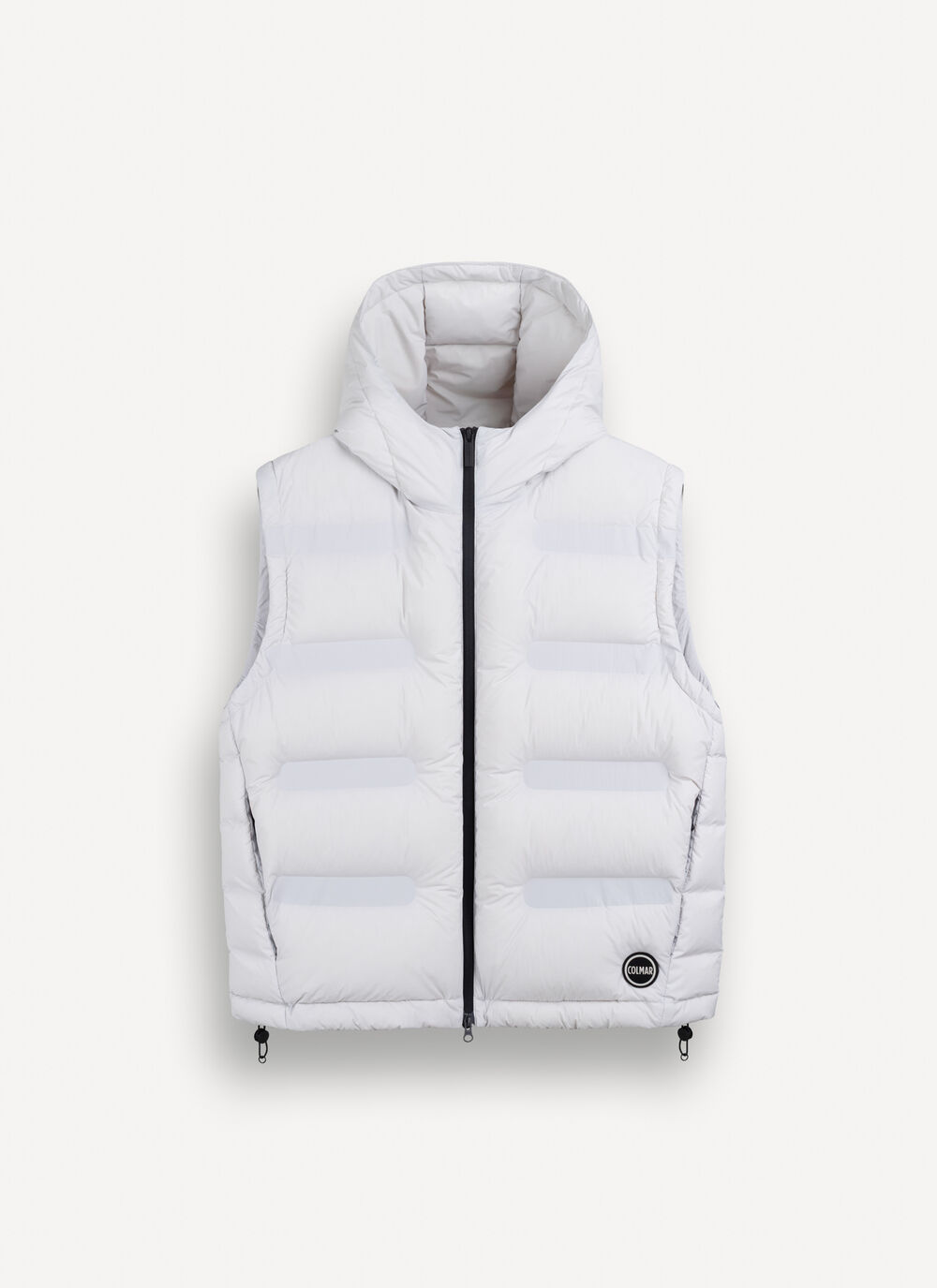 Matte gilet with diagonal design  image number 4