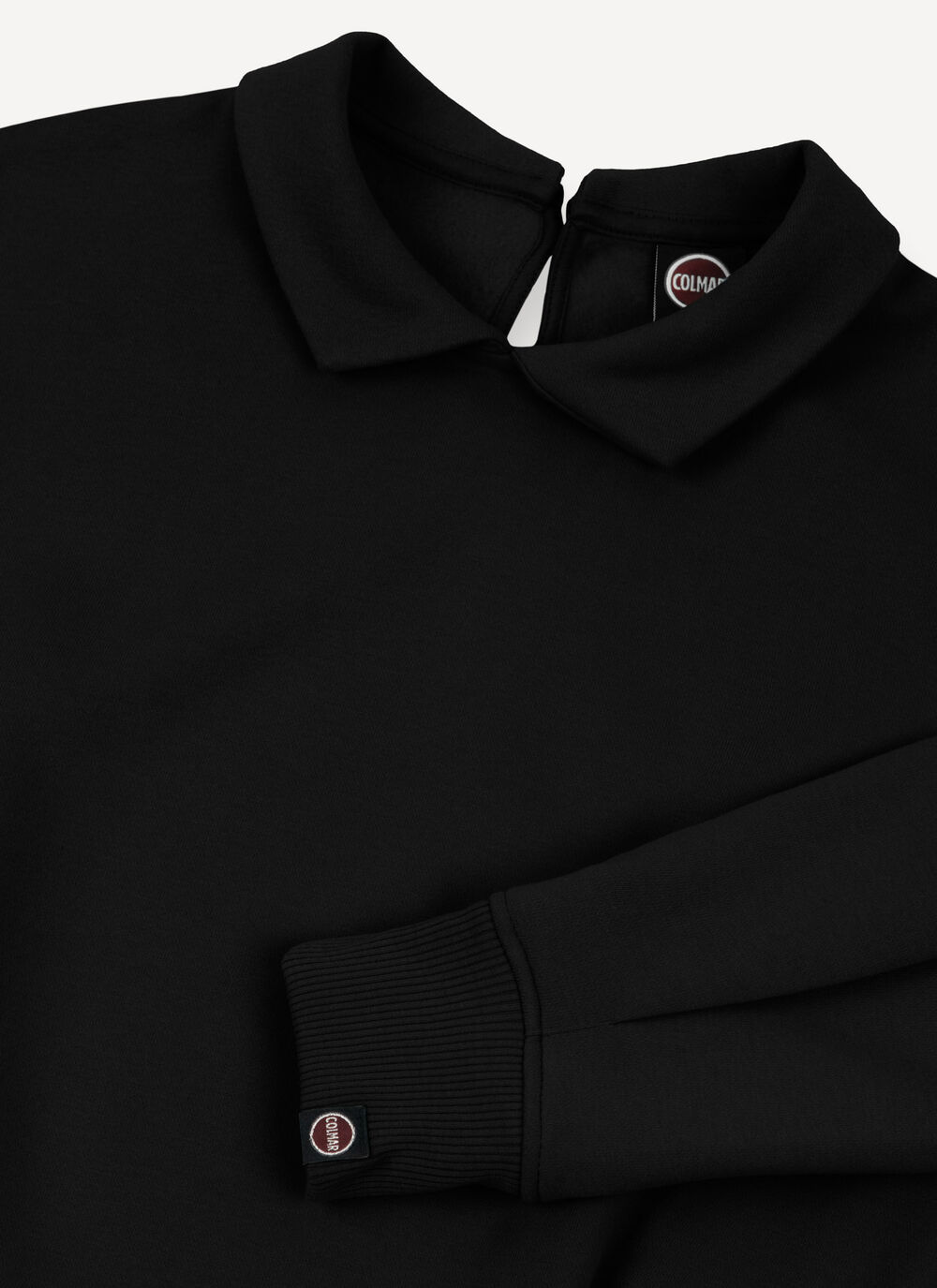 Sweatshirt with collar and darts image number 5