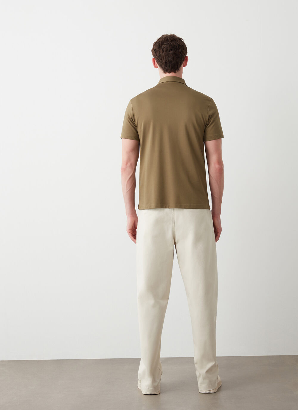 Stretch polo-shirt image number 3