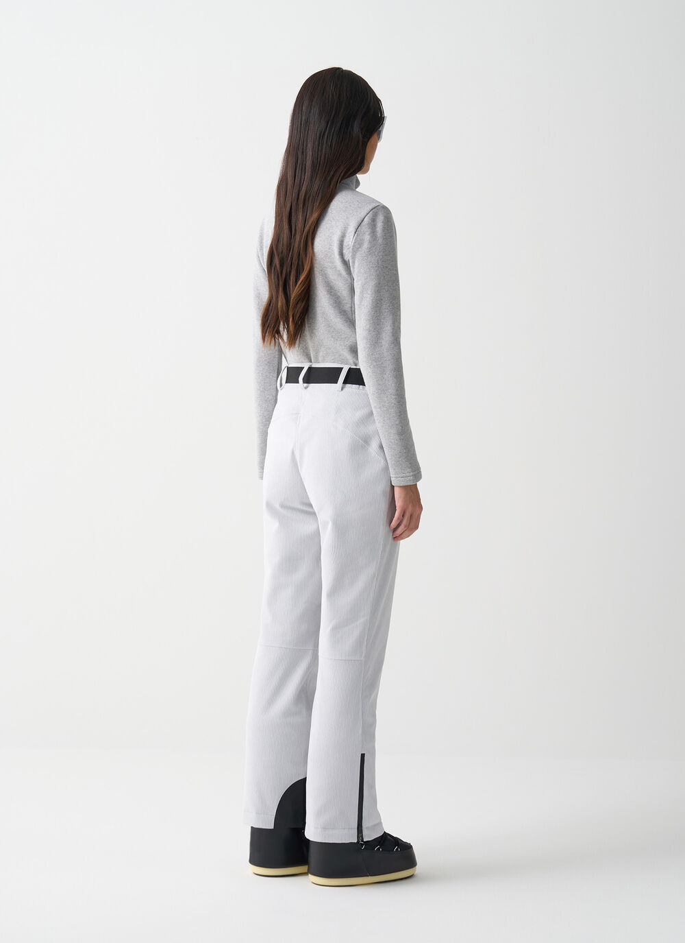 Padded corduroy ski pants image number 3