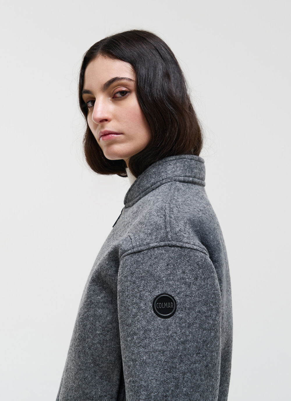 Cropped scuba bomber jacket image number 2