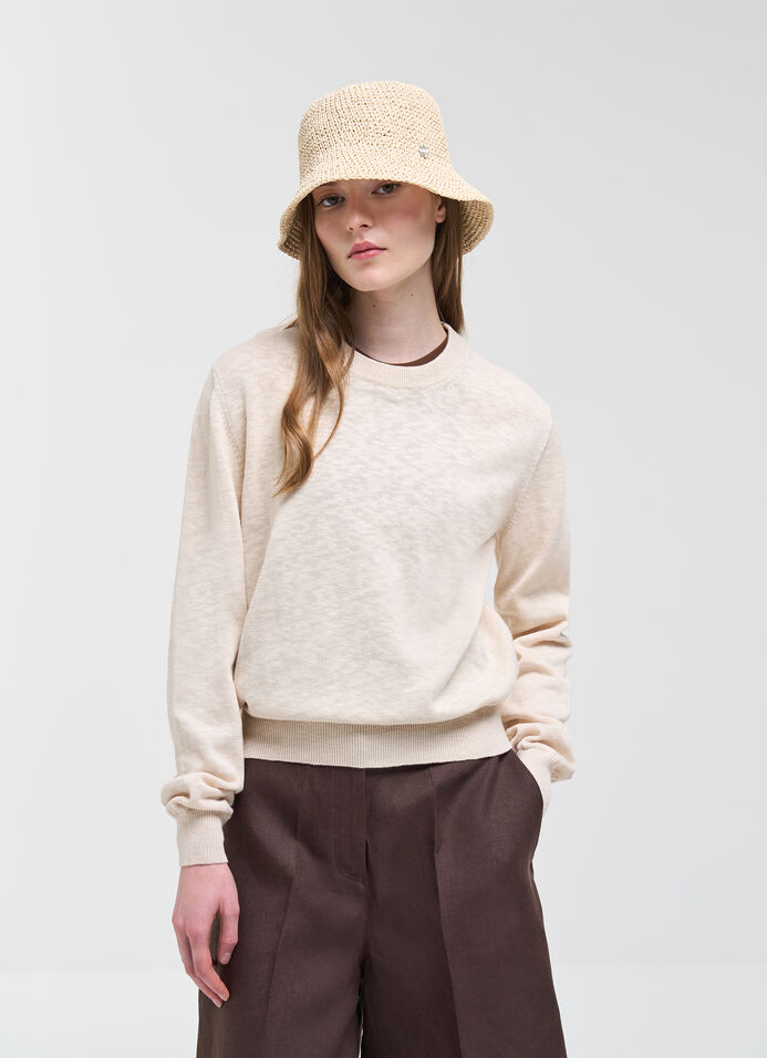 Lightweight M&eacute;lange Pullover