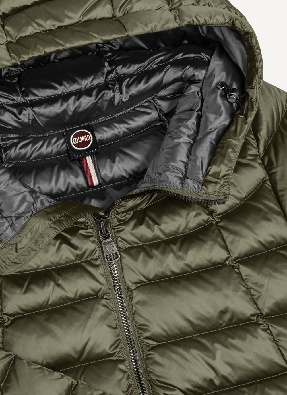Slightly A-line down jacket image number 6