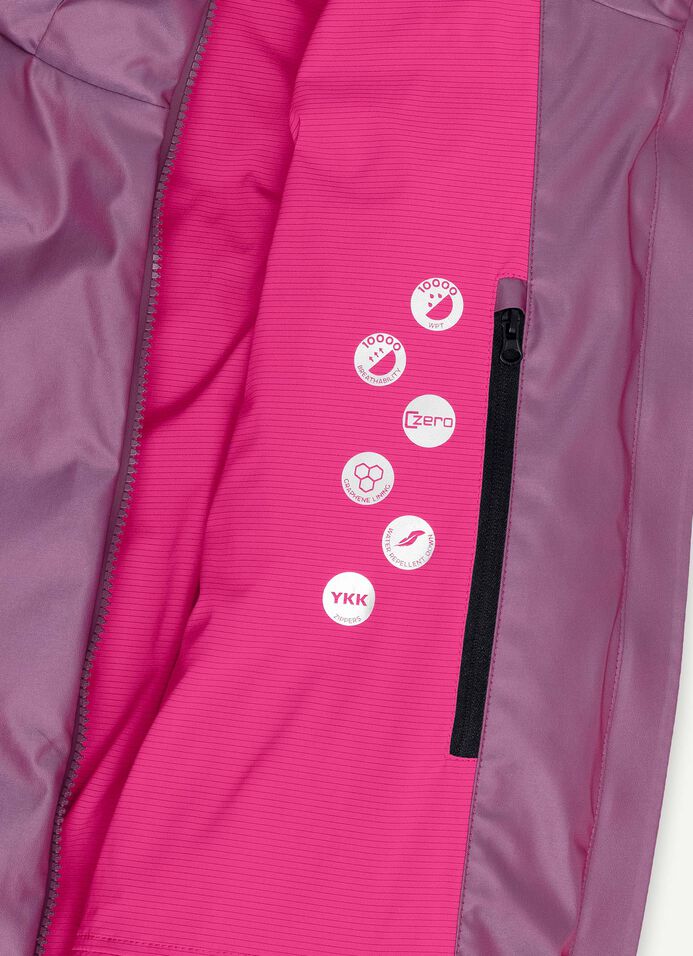 Padded ski bomber jacket image number 6