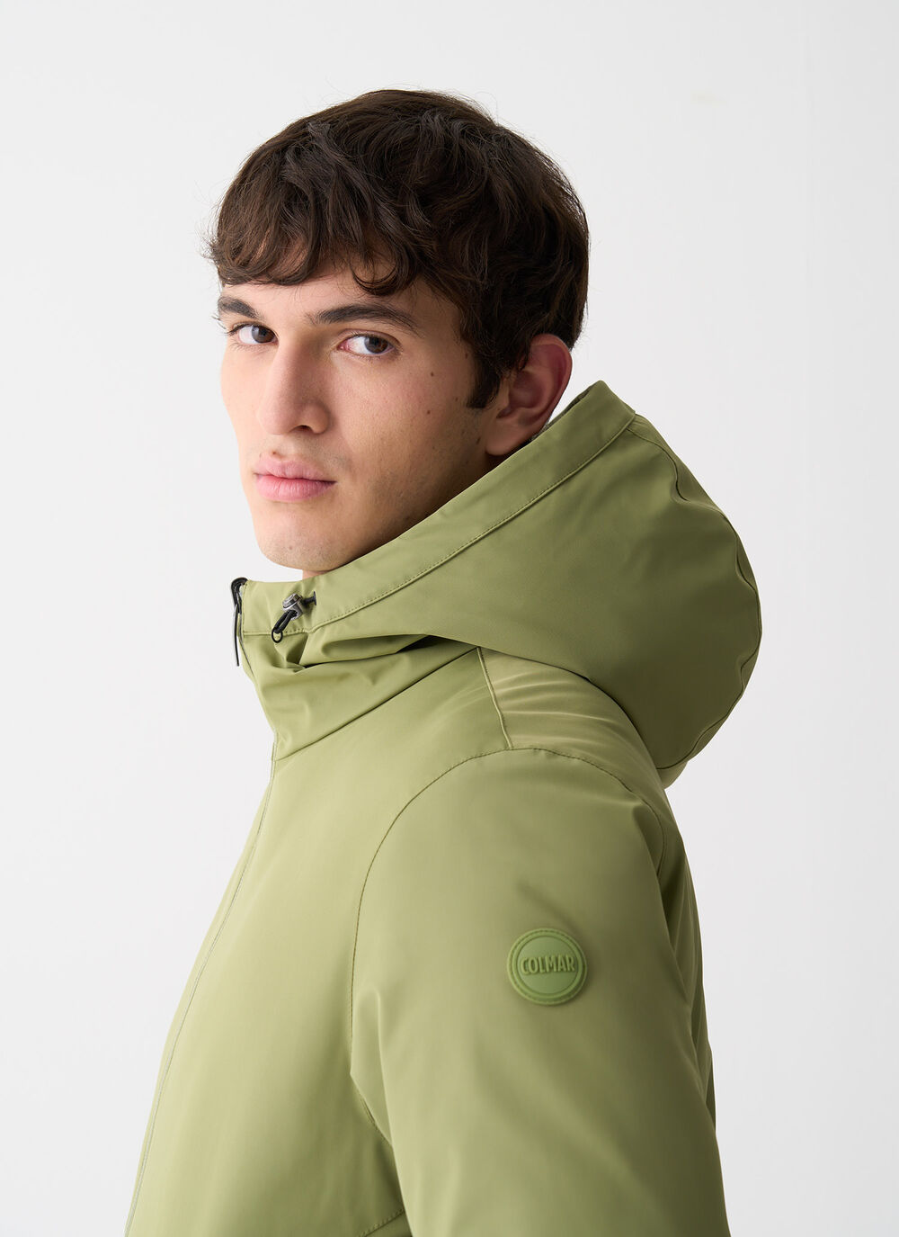 Reversible waterproof down jacket  image number 2