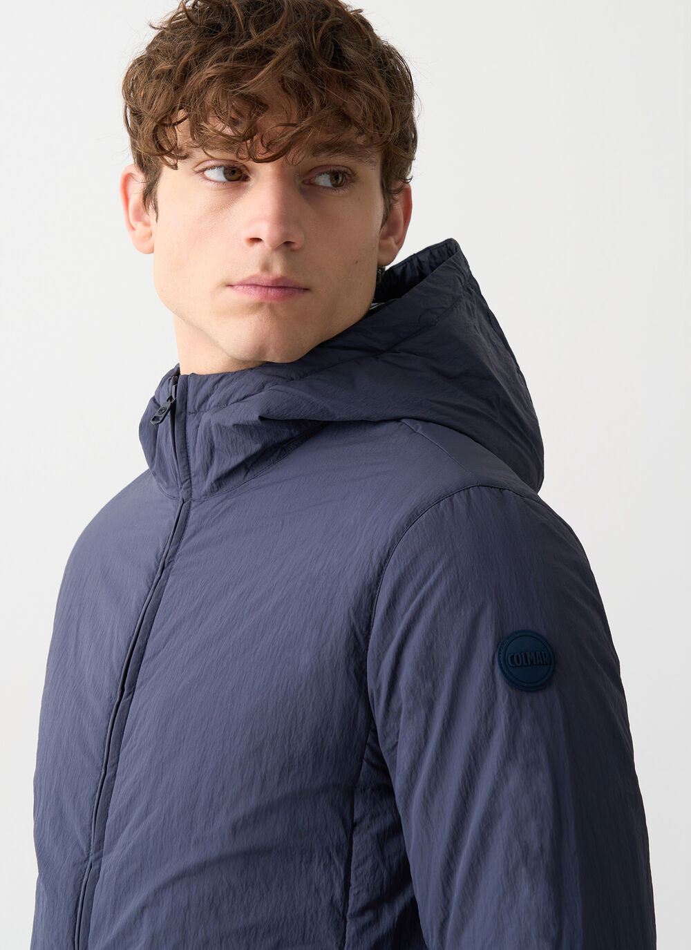 Lightweight crinkle down jacket image number 2