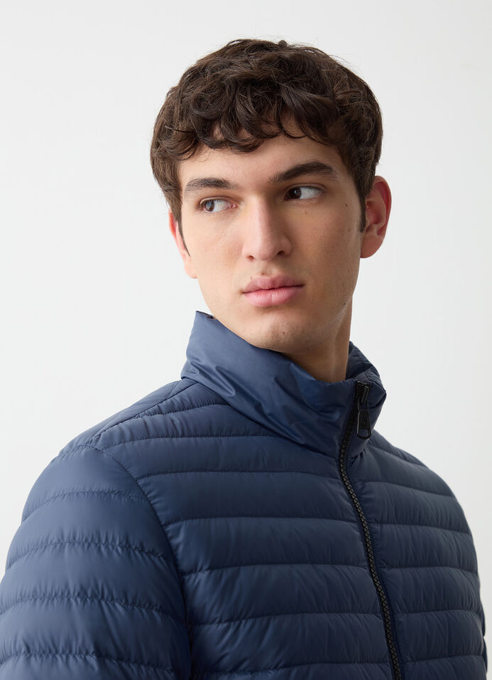 Herbstliche Daunenjacke mit gepolstertem Kragen image number 2