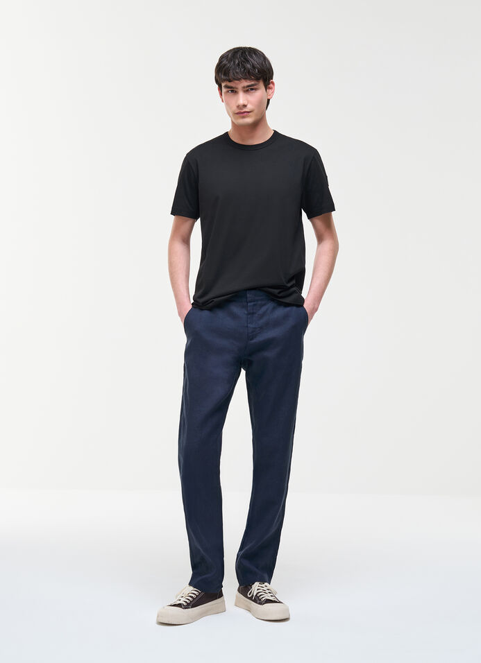 T-shirt logata in cotone