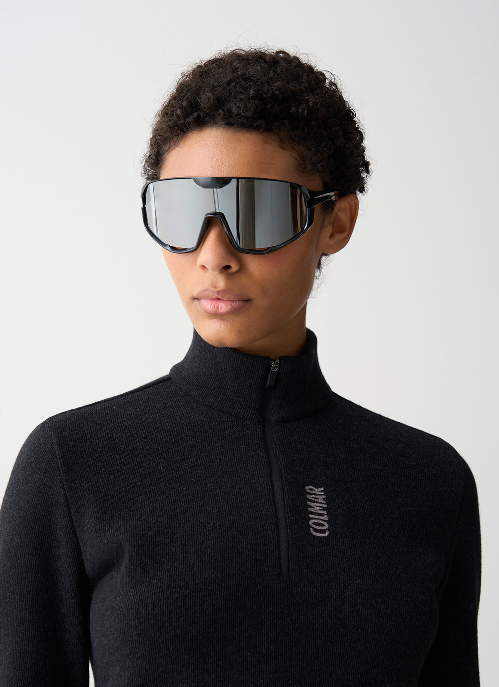 Half-zip wool ski fleece image number 2