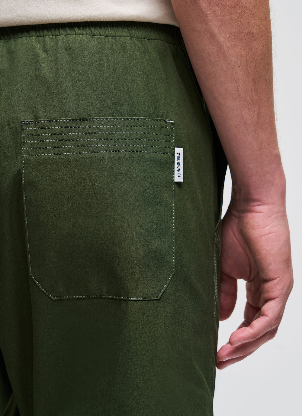 Cotton poplin shorts image number 2