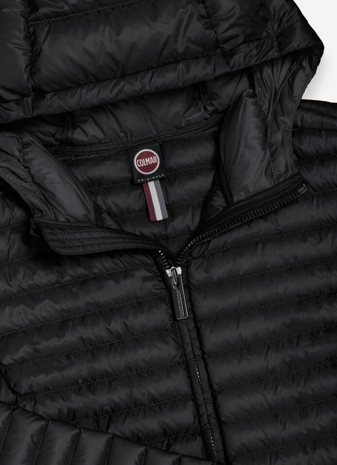 Light down jacket with hood image number 6